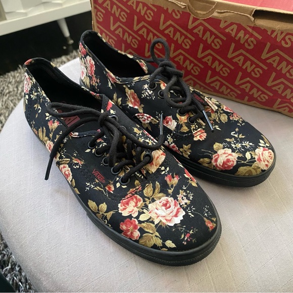 Vans Authentic Low Pro Floral Shoes Sneakers - Picture 2 of 9